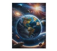 Rompecabezas Para Adolescentes 1000pcs(52x38cm) Explore Our Amazing Planet Earth Rompecabezas Juego De Ingenio Una Obra De Arte Regalos Únicos De Cumpleaños Y Navidad 1000pcs(52x38cm)