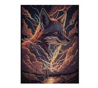 Rompecabezas Para Adolescentes 1000pcs(52x38cm) Fox Spirit Storm Rompecabezas Juego De Ingenio Una Obra De Arte Regalos Únicos De Cumpleaños Y Navidad 1000pcs(52x38cm)