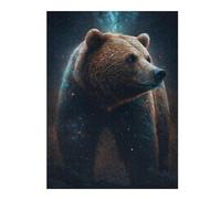 Rompecabezas Para Adolescentes 1000pcs(52x38cm) Galactic Bear Majesty Rompecabezas Para Adultos Juegos Familiares Corte De Precisión Actividades Divertidas En Casa 1000pcs(52x38cm)