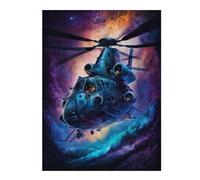 Rompecabezas Para Adolescentes 1000pcs(52x38cm) Galactic Helicopter Adventure -10 Rompecabezas Para Adultos Juguete Decoración De Pared Mejora La Memoria Juego Desafiante Regalos 1000pcs(52x38cm)