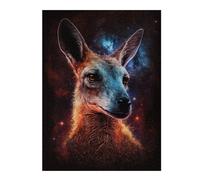 Rompecabezas Para Adolescentes 1000pcs(52x38cm) Galactic Kangaroo Portrait -3 Rompecabezas Para Adultos Juego Familiar Arte De Pared Regalos Únicos De Cumpleaños Y Navidad 1000pcs(52x38cm)