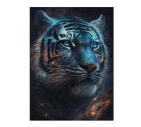 Rompecabezas Para Adolescentes 1000pcs(52x38cm) Galactic Tiger Portrait -18 Rompecabezas Para Adultos Juego Familiar Arte De Pared Regalos Únicos De Cumpleaños Y Navidad 1000pcs(52x38cm)