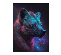 Rompecabezas Para Adolescentes 1000pcs(52x38cm) Galactic Wolf Portrait -24 Rompecabezas Para Adultos Juego Familiar Arte De Pared Regalos Únicos De Cumpleaños Y Navidad 1000pcs(52x38cm)