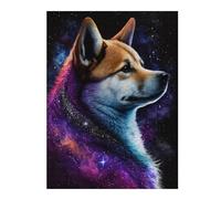 Rompecabezas Para Adolescentes 1000pcs(52x38cm) Galactic Wolf Portrait -3 Rompecabezas Para Adultos Juegos Familiares Ensamblaje De Patrones Ayuda A Ejercitar El Cerebro 1000pcs(52x38cm)