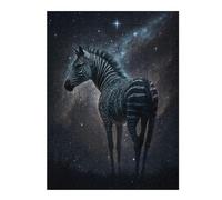 Rompecabezas Para Adolescentes 1000pcs(52x38cm) Galactic Zebra Majesty Rompecabezas Para Adultos Juegos Familiares Corte De Precisión Actividades Divertidas En Casa 1000pcs(52x38cm)