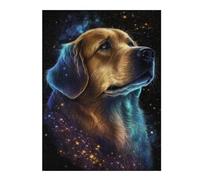 Rompecabezas Para Adolescentes 1000pcs(52x38cm) Galaxy Golden Retriever Art Print Rompecabezas Para Adultos Juego Familiar Arte De Pared Regalos Únicos De Cumpleaños Y Navidad 1000pcs(52x38cm)