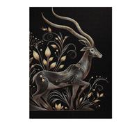 Rompecabezas Para Adolescentes 1000pcs(52x38cm) Golden Antelope Art Print Rompecabezas Juegos Relajantes Difícil Difícil Y Desafiante 1000pcs(52x38cm)