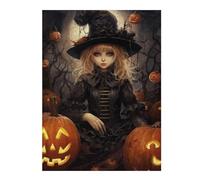 Rompecabezas Para Adolescentes 1000pcs(52x38cm) Halloween Witch Decorations Rompecabezas Para Adultos Juguetes Antiestrés Desafío Difícil Juego Desafiante Regalos 1000pcs(52x38cm)