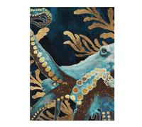 Rompecabezas Para Adolescentes 1000pcs(52x38cm) Indigo Octopus Rompecabezas Para Adultos Juegos Familiares Ensamblaje De Patrones Ayuda A Ejercitar El Cerebro 1000pcs(52x38cm)