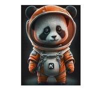 Rompecabezas Para Adolescentes 1000pcs(52x38cm) Panda Astronaut Costume for Kids Rompecabezas Juego De Ingenio Una Obra De Arte Regalos Únicos De Cumpleaños Y Navidad 1000pcs(52x38cm)