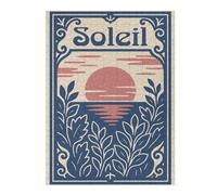 Rompecabezas Para Adolescentes 1000pcs(52x38cm) Soleil Art Nouveau Landscape Poster Rompecabezas Para Adultos Juego Práctico Decoración De Pared Regalos De Navidad Y Cumpleaños 1000pcs(52x38cm)