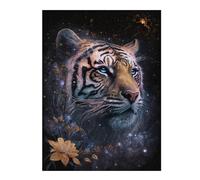 Rompecabezas Para Adolescentes 1000pcs(52x38cm) Tiger Fantasy Art Print-1 Rompecabezas Para Adultos Juguete Decoración De Pared Mejora La Memoria Juego Desafiante Regalos 1000pcs(52x38cm)