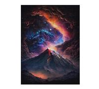 Rompecabezas Para Adolescentes 1000pcs(52x38cm) Volcanic Galaxy Landscape Rompecabezas Para Adultos Juguete Decoración De Pared Mejora La Memoria Juego Desafiante Regalos 1000pcs(52x38cm)