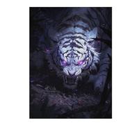 Rompecabezas Para Adolescentes 1000pcs(52x38cm) White Tiger Roar -1 Rompecabezas Para Adultos Juguete Decoración De Pared Mejora La Memoria Juego Desafiante Regalos 1000pcs(52x38cm)