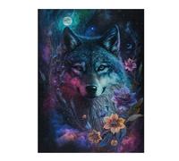 Rompecabezas Para Adolescentes 1000pcs(52x38cm) Wolf Fantasy Art Print Rompecabezas Juego De Ingenio Una Obra De Arte Regalos Únicos De Cumpleaños Y Navidad 1000pcs(52x38cm)