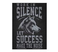 Rompecabezas Para Adolescentes 1000pcs(52x38cm) Work Hard In Silence Wolf Rompecabezas Juguetes Antiestrés Difíciles Regalos De Cumpleaños Y Únicos 1000pcs(52x38cm)