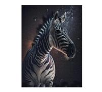 Rompecabezas Para Adolescentes 1000pcs(52x38cm) Zebra in Space Cosmic Wildlife Rompecabezas Para Adultos Juegos Familiares Corte De Precisión Actividades Divertidas En Casa 1000pcs(52x38cm)