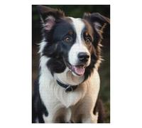 Rompecabezas Para Adolescentes 1000pcs(75x50cm) Black & White Border Collie Rompecabezas Para Adultos Juegos Familiares Ensamblaje De Patrones Ayuda A Ejercitar El Cerebro 1000pcs(75x50cm)