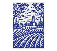 Rompecabezas Para Adolescentes 1000pcs(75x50cm) Blue Farm Landscape Illustration Rompecabezas Juguetes Antiestrés Difíciles Regalos De Cumpleaños Y Únicos 1000pcs(75x50cm)