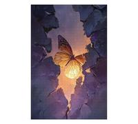 Rompecabezas Para Adolescentes 1000pcs(75x50cm) Butterfly Emerging from Rock Crevice Rompecabezas Juguetes Antiestrés Difíciles Regalos De Cumpleaños Y Únicos 1000pcs(75x50cm)