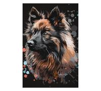 Rompecabezas Para Adolescentes 1000pcs(75x50cm) Colorful Dog Portrait Art Print -2 Rompecabezas Para Adultos Juguete Decoración De Pared Mejora La Memoria Juego Desafiante Regalos 1000pcs(75x50cm)