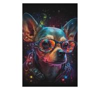 Rompecabezas Para Adolescentes 1000pcs(75x50cm) Cosmic Dog Goggles Rompecabezas Para Adultos Juego Familiar Arte De Pared Regalos Únicos De Cumpleaños Y Navidad 1000pcs(75x50cm)