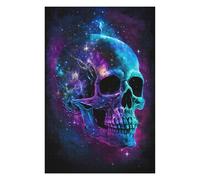 Rompecabezas Para Adolescentes 1000pcs(75x50cm) Cosmic Skull Art Print-11 Rompecabezas Para Adultos Juegos Familiares Ensamblaje De Patrones Ayuda A Ejercitar El Cerebro 1000pcs(75x50cm)