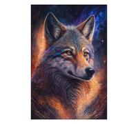 Rompecabezas Para Adolescentes 1000pcs(75x50cm) Cosmic Wolf Portrait-49 Rompecabezas Para Adultos Juego Práctico Difícil Difícil Diversión Actividades En Casa, 1000pcs(75x50cm)