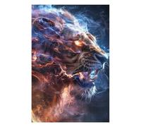 Rompecabezas Para Adolescentes 1000pcs(75x50cm) Electric Lion Art Print -2 Rompecabezas Para Adultos Juegos De Relajación Análisis Y Lógica Juegos Desafiantes Regalos 1000pcs(75x50cm)