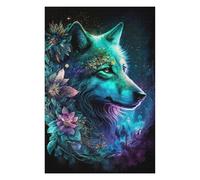 Rompecabezas Para Adolescentes 1000pcs(75x50cm) Enchanted Wolf Fantasy Art Print Rompecabezas Para Adultos Juegos De Relajación Análisis Y Lógica Juegos Desafiantes Regalos 1000pcs(75x50cm)