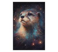 Rompecabezas Para Adolescentes 1000pcs(75x50cm) Galactic Otter Majesty -2 Rompecabezas Juego De Ingenio Una Obra De Arte Regalos Únicos De Cumpleaños Y Navidad 1000pcs(75x50cm)