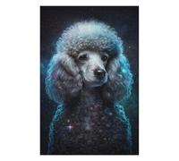 Rompecabezas Para Adolescentes 1000pcs(75x50cm) Galactic Poodle Portrait -2 Rompecabezas Para Adultos Juego Familiar Arte De Pared Regalos Únicos De Cumpleaños Y Navidad 1000pcs(75x50cm)