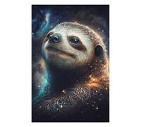 Rompecabezas Para Adolescentes 1000pcs(75x50cm) Galactic Sloth Portrait-3 Rompecabezas Para Adultos Juego Práctico Difícil Difícil Diversión Actividades En Casa, 1000pcs(75x50cm)