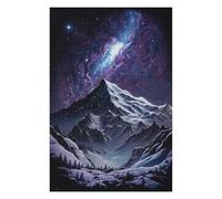 Rompecabezas Para Adolescentes 1000pcs(75x50cm) Galactic Snowy Peaks Rompecabezas Para Adultos Juguete Decoración De Pared Mejora La Memoria Juego Desafiante Regalos 1000pcs(75x50cm)