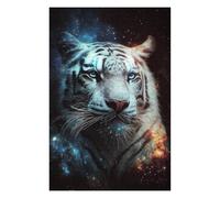 Rompecabezas Para Adolescentes 1000pcs(75x50cm) Galactic Tiger Portrait -7 Rompecabezas Para Adultos Juegos Familiares Ensamblaje De Patrones Ayuda A Ejercitar El Cerebro 1000pcs(75x50cm)