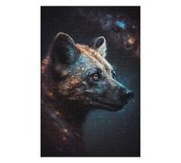 Rompecabezas Para Adolescentes 1000pcs(75x50cm) Galactic Wolf Portrait-31 Rompecabezas Para Adultos Juguete Decoración De Pared Mejora La Memoria Juego Desafiante Regalos 1000pcs(75x50cm)