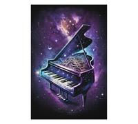 Rompecabezas Para Adolescentes 1000pcs(75x50cm) Galaxy Grand Piano Art Print-2 Rompecabezas Para Adultos Juego Familiar Arte De Pared Regalos Únicos De Cumpleaños Y Navidad 1000pcs(75x50cm)