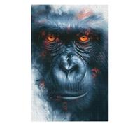 Rompecabezas Para Adolescentes 1000pcs(75x50cm) Gorilla Face Art Print Rompecabezas Para Adultos Juegos De Relajación Análisis Y Lógica Juegos Desafiantes Regalos 1000pcs(75x50cm)