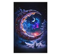 Rompecabezas Para Adolescentes 1000pcs(75x50cm) Magical Winter Night Scene Rompecabezas Juego De Ingenio Una Obra De Arte Regalos Únicos De Cumpleaños Y Navidad 1000pcs(75x50cm)
