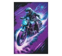 Rompecabezas Para Adolescentes 1000pcs(75x50cm) Motorcycle Riding in Space Rompecabezas Para Adultos Juguetes Antiestrés Desafío Difícil Juego Desafiante Regalos 1000pcs(75x50cm)