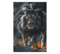 Rompecabezas Para Adolescentes 1000pcs(75x50cm) Regal Lion with Unique Mane Rompecabezas Juego De Ingenio Una Obra De Arte Regalos Únicos De Cumpleaños Y Navidad 1000pcs(75x50cm)