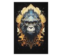 Rompecabezas Para Adolescentes 1000pcs(75x50cm) Ritual Gorilla Rompecabezas Para Adultos Juego Práctico Difícil Difícil Diversión Actividades En Casa, 1000pcs(75x50cm)