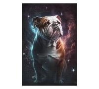 Rompecabezas Para Adolescentes 1000pcs(75x50cm) Space Bulldog Art Print Rompecabezas Para Adultos Juego Familiar Arte De Pared Regalos Únicos De Cumpleaños Y Navidad 1000pcs(75x50cm)