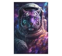Rompecabezas Para Adolescentes 1000pcs(75x50cm) Tiger Astronaut Space Art Print-6 Rompecabezas Para Adultos Juegos De Relajación Análisis Y Lógica Juegos Desafiantes Regalos 1000pcs(75x50cm)