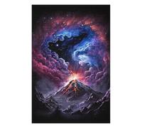 Rompecabezas Para Adolescentes 1000pcs(75x50cm) Volcanic Eruption in Space Rompecabezas Para Adultos Juegos Familiares Corte De Precisión Actividades Divertidas En Casa 1000pcs(75x50cm)