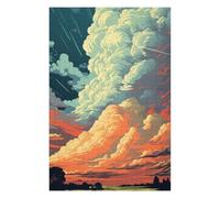 Rompecabezas Para Adolescentes 1000pcs(75x50cm) Volcano Eruption Skyline Rompecabezas Juego De Ingenio Una Obra De Arte Regalos Únicos De Cumpleaños Y Navidad 1000pcs(75x50cm)