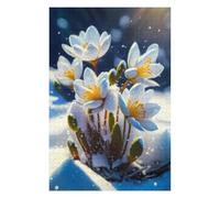 Rompecabezas Para Adolescentes 1000pcs(75x50cm) Winter Flower Bloom-2 Rompecabezas Para Adultos Juego Práctico Difícil Difícil Diversión Actividades En Casa, 1000pcs(75x50cm)