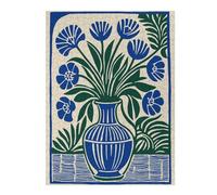 Rompecabezas Para Adolescentes1000pcs(52x38cm) Blue Flowers in Vase Still Life Rompecabezas Para Adultos Juego De Ingenio Mejora La Memoria Ayuda A Ejercitar El Cerebro 1000pcs(52x38cm)