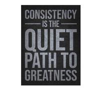 Rompecabezas Para Adolescentes1000pcs(52x38cm) Consistency Is Path To Success - Motivation Rompecabezas Para Adultos Juego De Ingenio Mejora La Memoria Ayuda A Ejercitar El Cerebro 1000pcs(52x38cm)