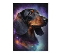Rompecabezas Para Adolescentes1000pcs(52x38cm) Cosmic Dachshund Portrait-3 Rompecabezas Para Adultos Juegos Familiares Análisis Y Lógica Trato Como Regalos Para Toda La Familia 1000pcs(52x38cm)
